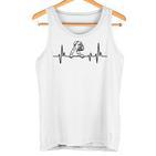 Heartbeat Herzschlag Hunde Hund Boxer Tank Top