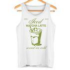 Iced Matcha Latte X Grüner Eiskaffee Eis Matcha Back Tank Top