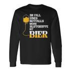 Meine Blutgruppe Ist Bier Ist Bier Langarmshirts