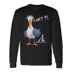 Is Watt Lustige Möweeagull Nordsee Leuchttur Is Watt Langarmshirts