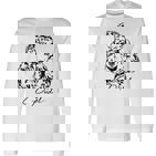 Cute Poodlemall Poodle Dog Portrait Dog Portrait Langarmshirts