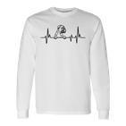 Heartbeat Herzschlag Hunde Hund Boxer Langarmshirts