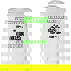 Zum Traktor Fahren Geboren Zurchule Gezwungen Langarmshirts
