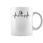 Heartbeat Herzschlag Hunde Hund Boxer Tassen