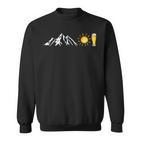 Bergeonne Bier X Bergsteiger Wanderer Lecker Bierchen Bier Sweatshirt