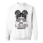 Bäm 1 Klasse Geschafft 2025 Abschluss 1 Klasse Sweatshirt