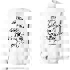 Cute Poodlemall Poodle Dog Portrait Dog Portrait Sweatshirt