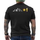 Bergeonne Bier X Bergsteiger Wanderer Lecker Bierchen Bier T-Shirt mit Rückendruck