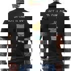 Just A Chill Guy Meme T-Shirt mit Rückendruck