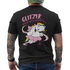 Pummel & Friends Pummelfee Pummeleinhorn Glitzer T-Shirt mit Rückendruck