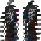Universe Rockettart Cosmoshuttle Flight Galaxypace T-Shirt mit Rückendruck