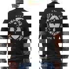 Vorweg Immer Backward Forward Immer Backwards East Germany T-Shirt mit Rückendruck