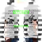 Zum Traktor Fahren Geboren Zurchule Gezwungen T-Shirt mit Rückendruck