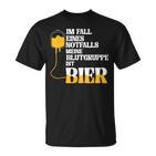 Meine Blutgruppe Ist Bier Ist Bier T-Shirt