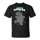 Pummeleinhorn Grummeleinhorn Nicht Mein Problem Fun T-Shirt
