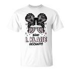 Bäm 1 Klasse Geschafft 2025 Abschluss 1 Klasse T-Shirt