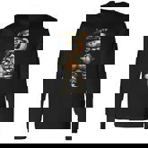 Camo Hip Hop Teddy Bear Camouflage Streetwear Boys Cool Long Sleeve T-Shirt