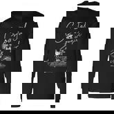 Coastal Cowgirl Surfing Waves Beach Adventure Long Sleeve T-Shirt