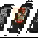 Cute Japanese Kawaii Raccoon Eating Ramen Animal Boys Long Sleeve T-Shirt