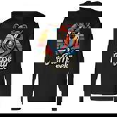 Fat Bear Week Retro Bear Sunglasses Nature Lovers Long Sleeve T-Shirt