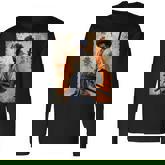 Vintage African Samurai Afro American Bushido Warrior Katana Long Sleeve T-Shirt