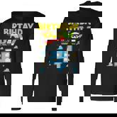 Western Family Birthday Boy 4 Cowboy 4Th Birthday Long Sleeve T-Shirt
