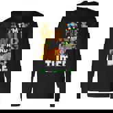 Wild And Three 3 Year Old 3Rd Birthday Safari Jungle Animal Long Sleeve T-Shirt