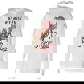 Vintage Bronc Riding Cowboy Rodeo Not My First Rodeo Long Sleeve T-Shirt