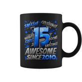 15 Year Old For Boys 15Th Birthday Boy 15 Year Old Boy Coffee Mug