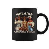 Black African Melanin Cowgirl Swag Black History Women Coffee Mug