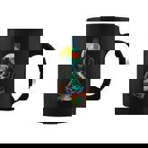 Guitar Lake Reflections Forest Pine Tree Moon Camp Guitarist Coffee Mug