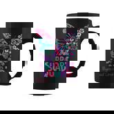 Support Squad Thyroid Cancer Awareness Butterfly Coffee Mug