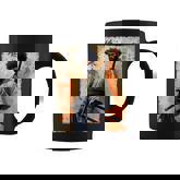 Vintage African Samurai Afro American Bushido Warrior Katana Coffee Mug