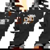 Dad Mom Daisy Wild Flower Bloom One 1St Birthday Wild One Women Hoodie