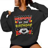 Dad And Mom Mommy Of The Birthday Boy Family Party Decor Mom Women Hoodie