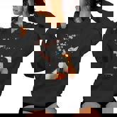 Fox Japanese Cherry Blossom Sakura Tree Kawaii Girls Women Women Hoodie