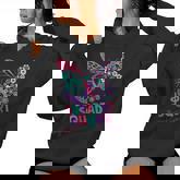 Support Squad Thyroid Cancer Awareness Butterfly Women Hoodie