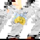 Lemon Graphic For Girls Fruit Coquette Bow Y2k Women Hoodie