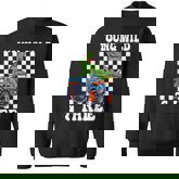 3Rd Birthday Monster Truck Young Wild And Three 3 Year Old Sweatshirt