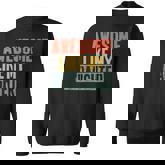 Awesome Like My Daughter Vintage Fathers Day Dad Sweatshirt