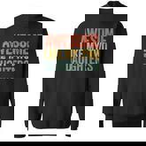 Awesome Like My Two Daughters Dad Fathers Day Sweatshirt