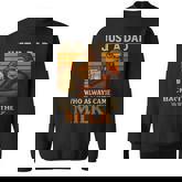 Bigfoot Papa Just A Dad Who Always Came Back With The Milk Sweatshirt