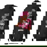 Breast Cancer Awareness African American Afro Pink Ribbon Sweatshirt