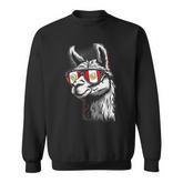Peru Alpaca Portrait Sunglasses Peruvian Flag Peruvian Pride Sweatshirt
