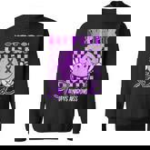 Support Squad Lupus Awareness Warrior Fighter Purple Ribbon Sweatshirt