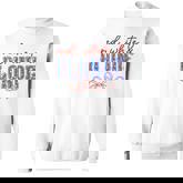 Red White And Blonde Western Country Cowgirl 4Th Of July Sweatshirt