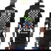 3Rd Birthday Monster Truck Young Wild And Three 3 Year Old Men's T-shirt Back Print