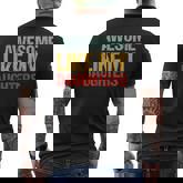 Awesome Like My Daughters Dad Fathers Day Men's T-shirt Back Print