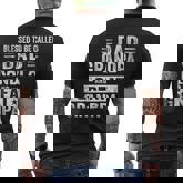 Blessed To Be Called Dad Grandpa Great Grandpa Father's Day Men's T-shirt Back Print