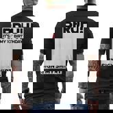 Bruh It's My 10Th Birthday Sign My 10 Years Old Bday Men's T-shirt Back Print